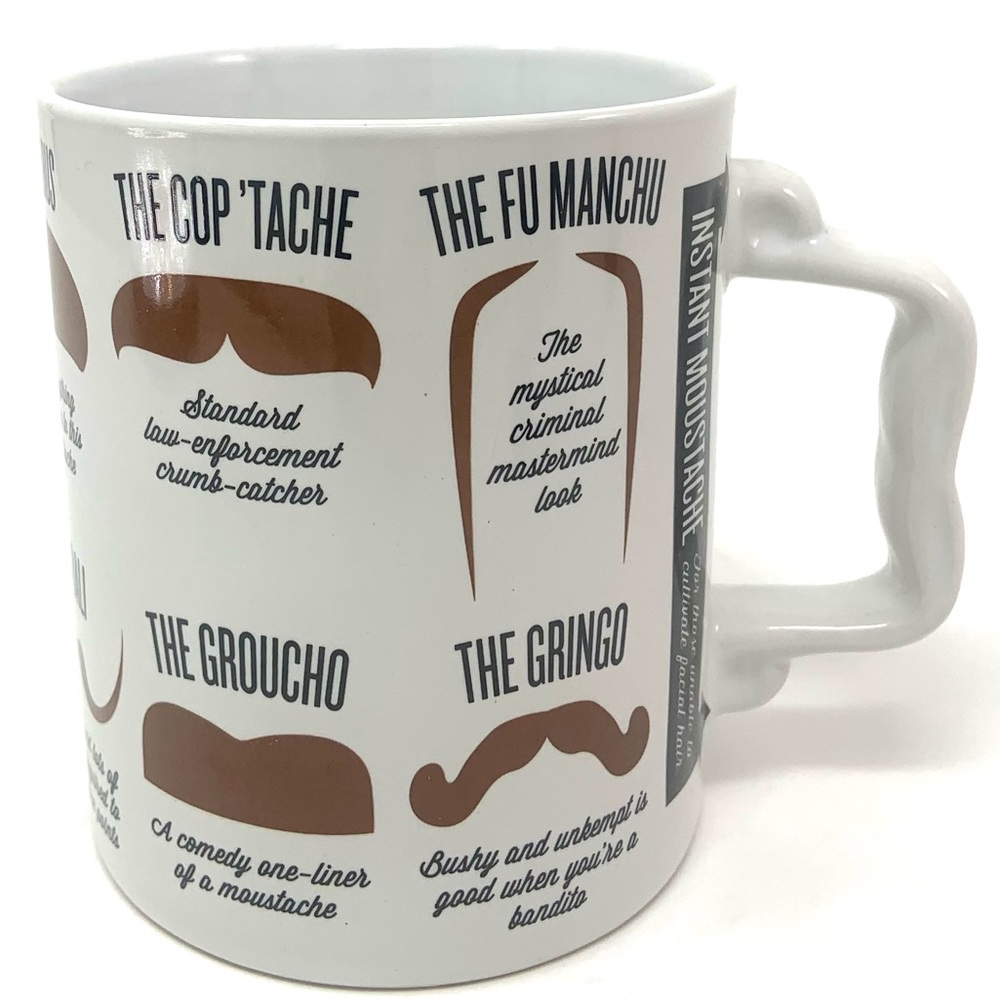 The Moustache Coffee Mug By ginger fox